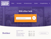 Tablet Screenshot of pocketshop.se